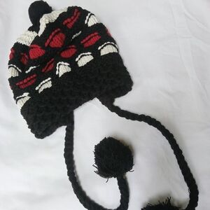 Cute, Cozy Y2K, Red Velvet Color Knitted Hat